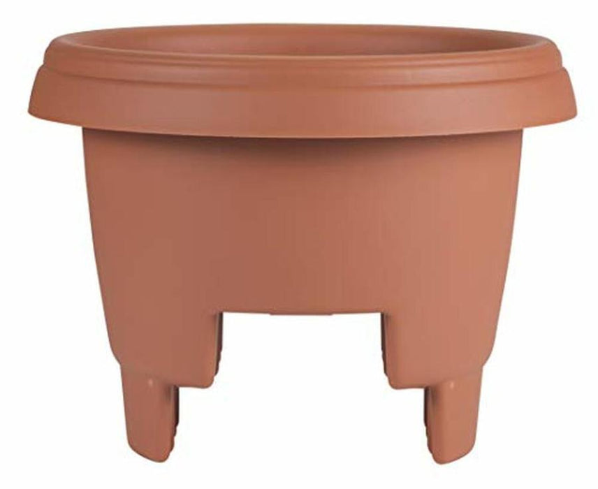 Bloem Deck Rail Planter-Terra Cotta, 12 in