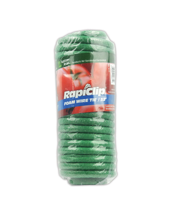 Luster Leaf Rapiclip Foam Wire Tie-Green, 32.5 ft