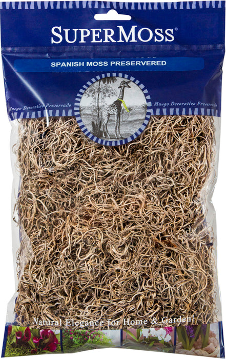 Supermoss Spanish Moss Preserved-Natural, 2 oz