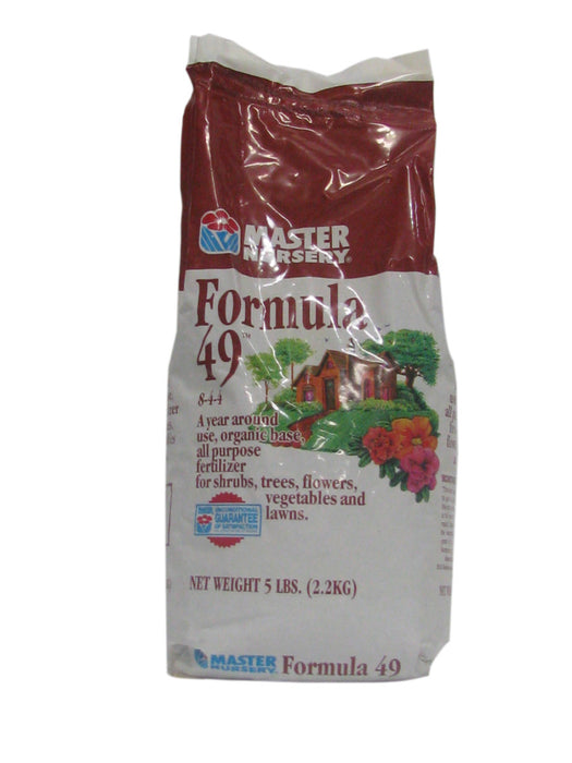 Master Nursery Formula 49 All Purpose Fertilizer Organic Granules 8-4-4-5 lb