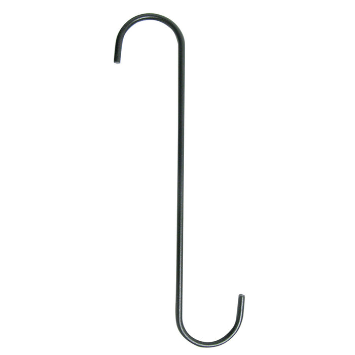 Panacea Kay Home Hookery S-Hook with 2in Openings-Black, 12 in