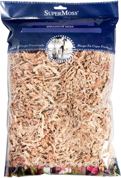 Supermoss Sphagnum Moss-Natural White, 8 oz