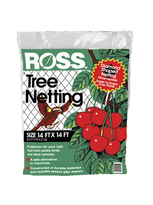 Ross Tree Netting & Bird Plant Protection-Black, 14Ft X 14 ft