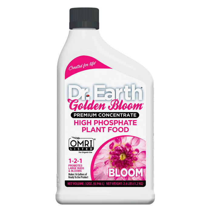 Dr. Earth Golden Bloom Plant Food Concentrate 1-2-1-32 oz