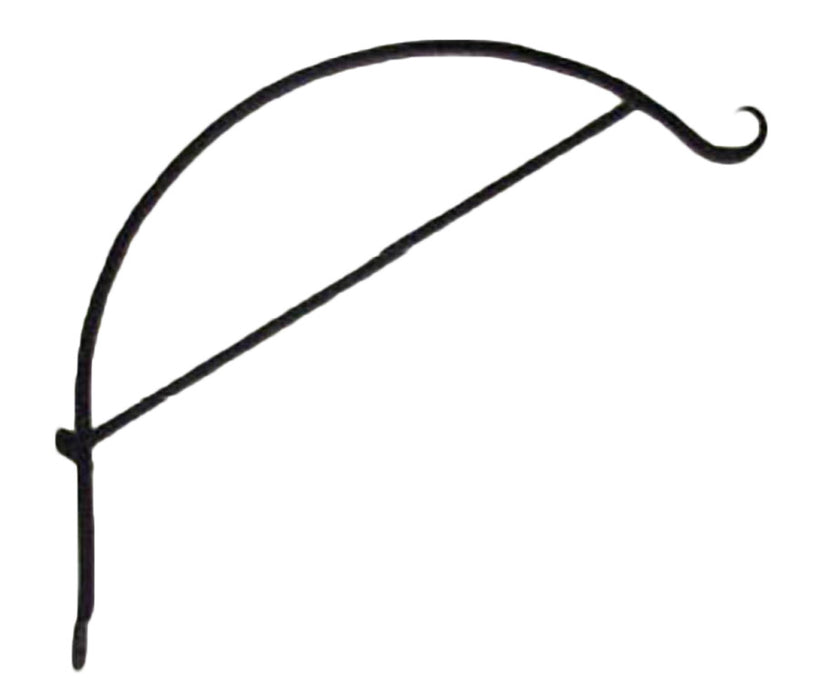 Panacea Kay Home Upturn Curved Hanger-Black, 9In