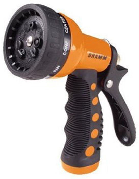 Dramm Touch 'N Flow Revolver™ 9-Pattern Spray Gun-Orange