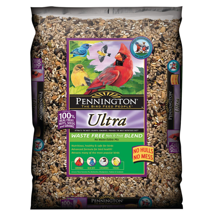 Pennington Ultra WasteFree Nuts & Fruit Bird Food-12.5 lb