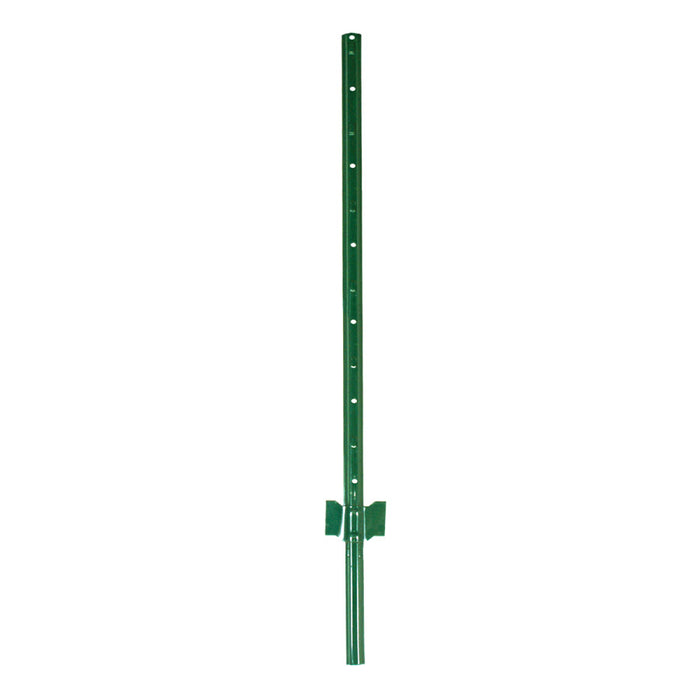 Garden Zone Utility Fencing Heavy Duty Steel Fence Post-Green, 5 ft