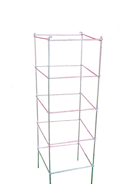 Midwest Wire Works Collapsible Square Cage 4-Leg Heavy-Duty-Galvanized, 48 in