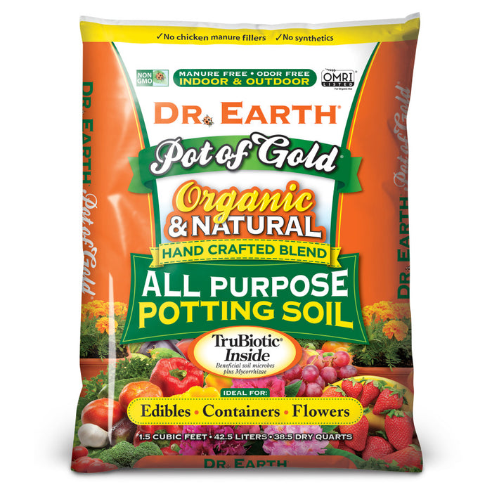 Dr. Earth Pot of Gold Premium All Purpose Potting Soil-1.5Cuft