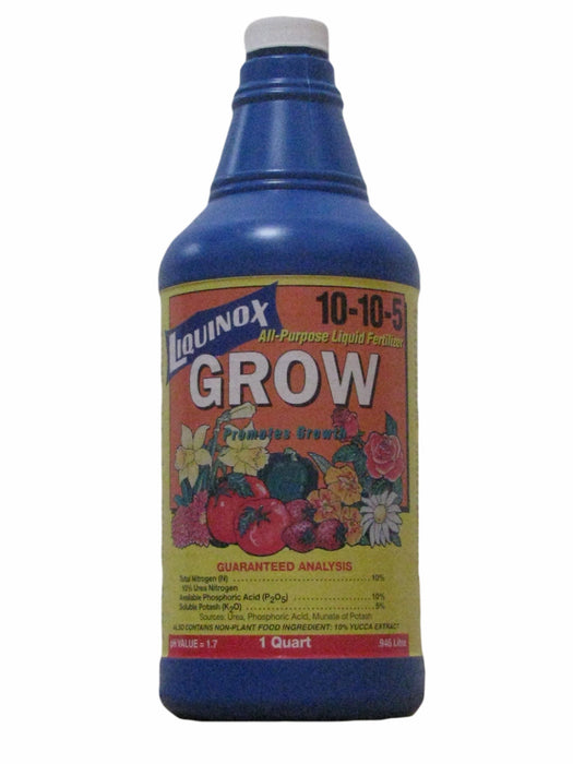 Liquinox Grow All Purpose Liquid Fertilizer 10-10-5-32 oz