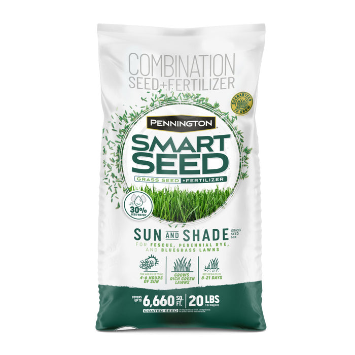 Pennington Smart Seed Sun and Shade Grass Mix-20 lb