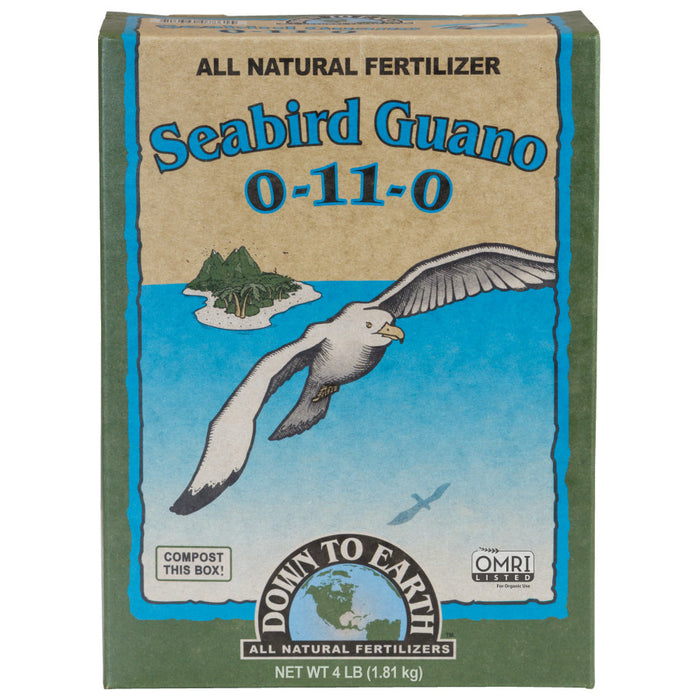 Down To Earth Seabird Guano All Natural Fertilizer 0-11-0-4 lb