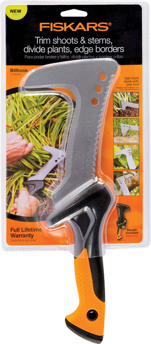 Fiskars Compact Billhook with Sheath-6 in