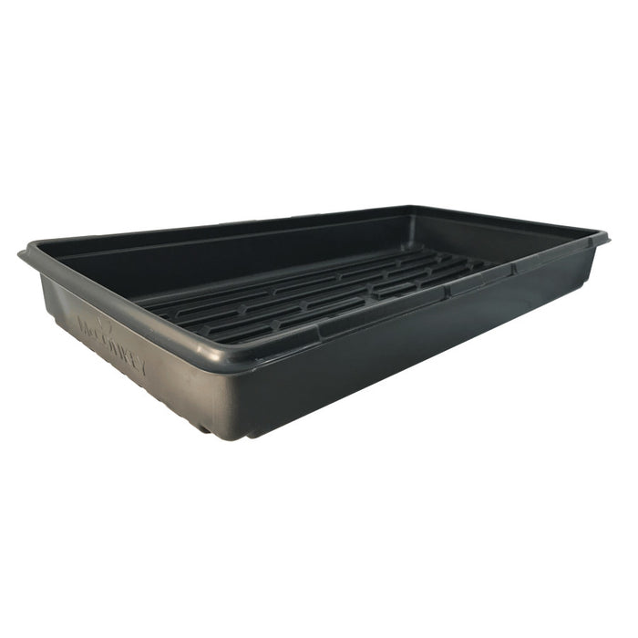 McConkey Single Ply Open Flat-With Drainage, Black, 11In X 21 in