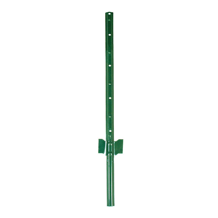 Garden Zone Utility Fencing Light Duty Steel Fence Post-Green, 3 ft