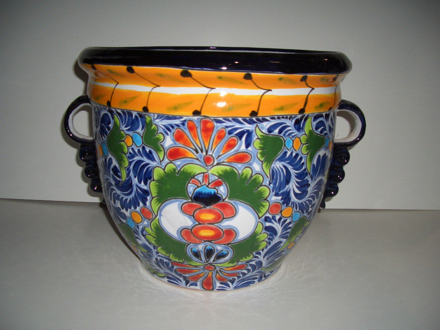 Talavera Dolores Pot-Laurel, Multi, 12 in