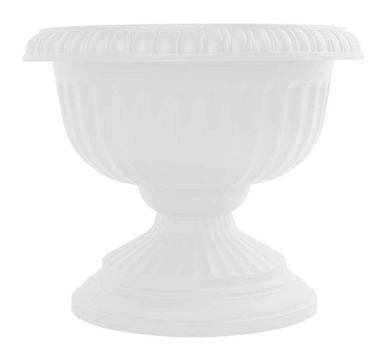 Bloem Grecian Urn Planter-Casper White, 18 in