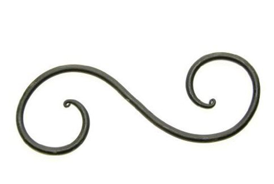 Panacea Forged "S" Hook-Black, 6 in