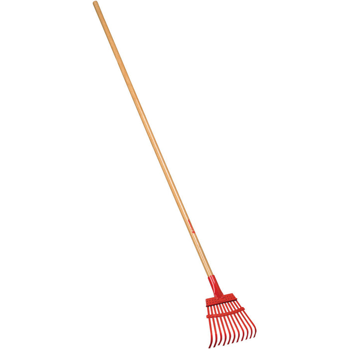 Corona Fixed Tine Shrub Rake With 54 Inch Long Wood Handle