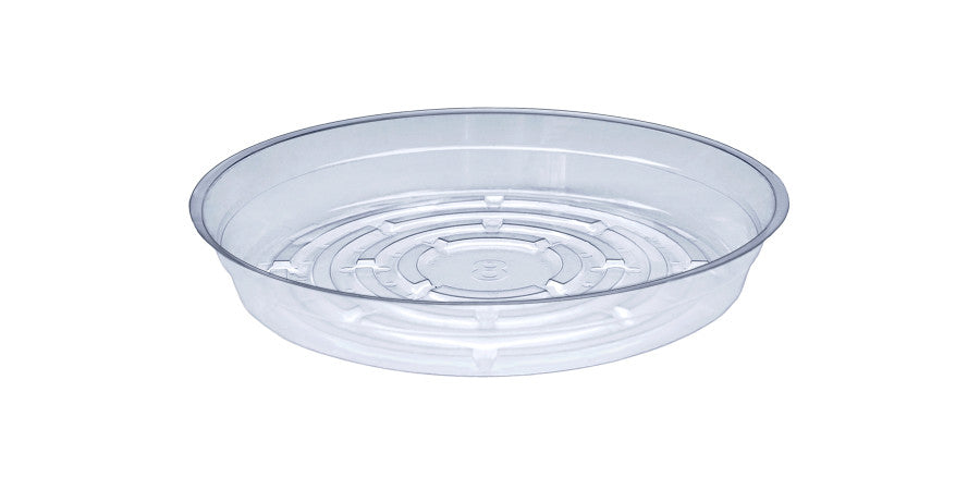 Curtis Wagner Plastics Vinyl Plant Saucer-Clear, 8 in