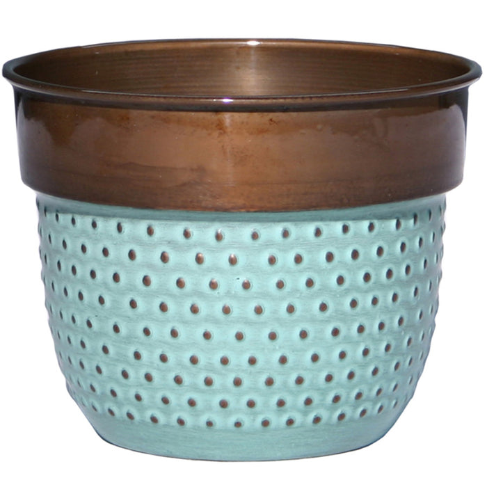 Robert Allen Bella Classic Planter-Dots, Copper, 6 in